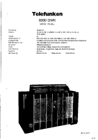 Telefunken 8000-GWK-Schematic 